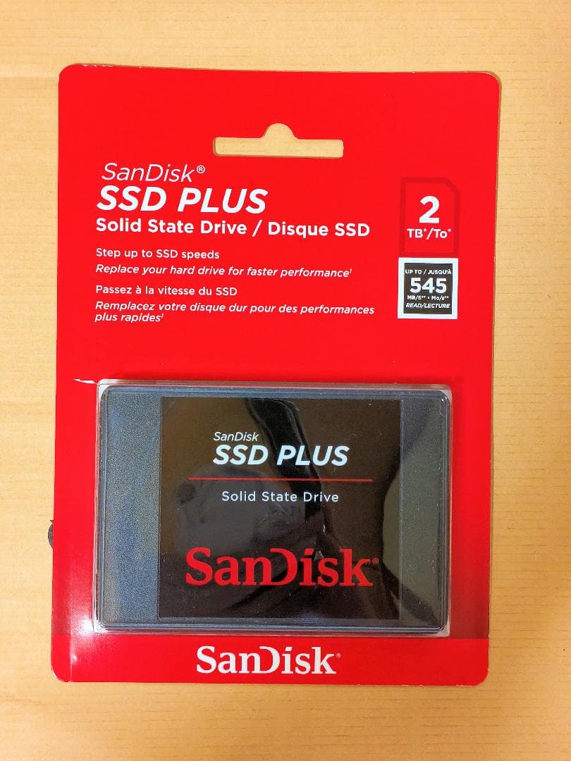 【新品未開封】 SanDisk SSD Plus 2TB 2.5インチSSD