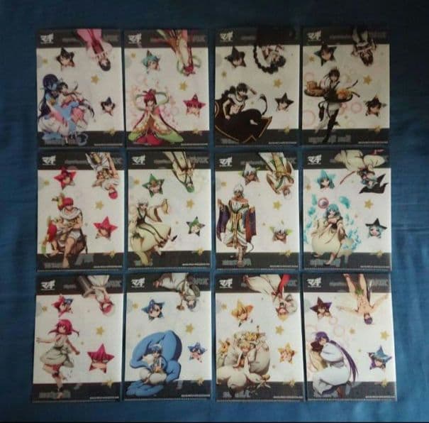 マギ 大高忍 ミニクリアファイル コンプリート アラジン アリババ シンドバッド