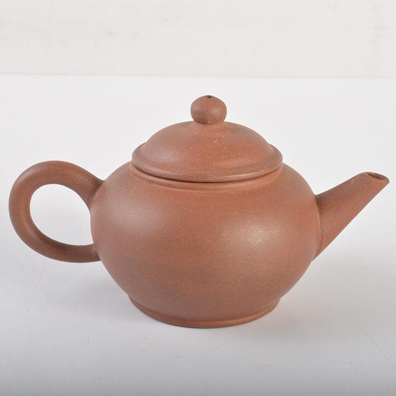 中国　中国宣興銘　紫砂　朱泥　急須　茶壷　D　R7188