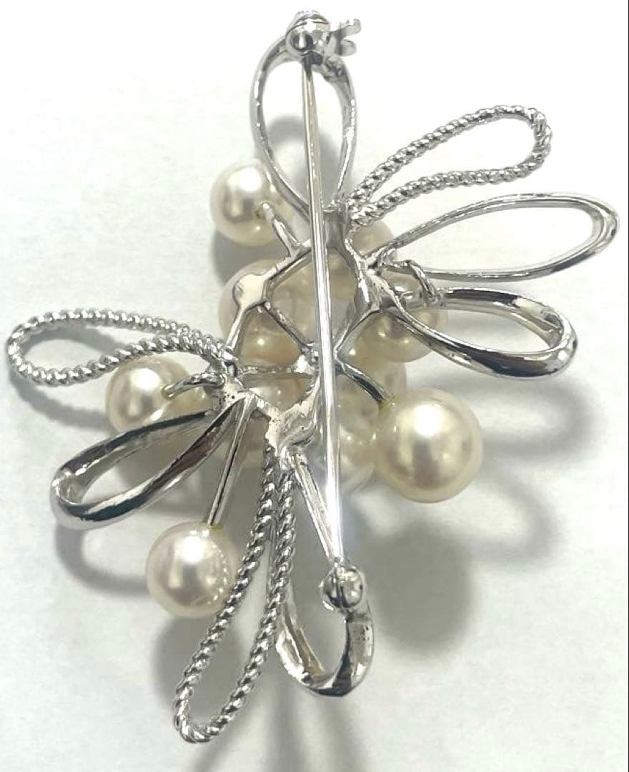♣️MIKIMOTO ミキモトパールブローチ パール10粒