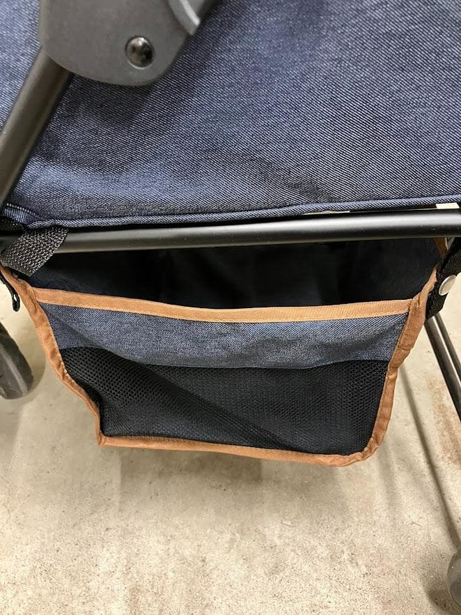 【美品】GEXジェックス　わんわんカート三輪　デニム柄