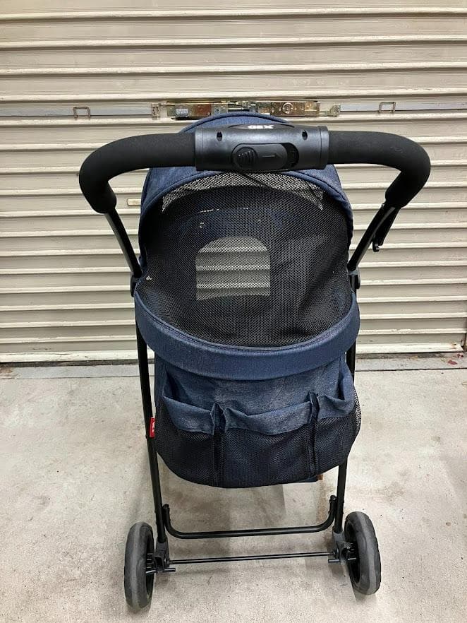 【美品】GEXジェックス　わんわんカート三輪　デニム柄