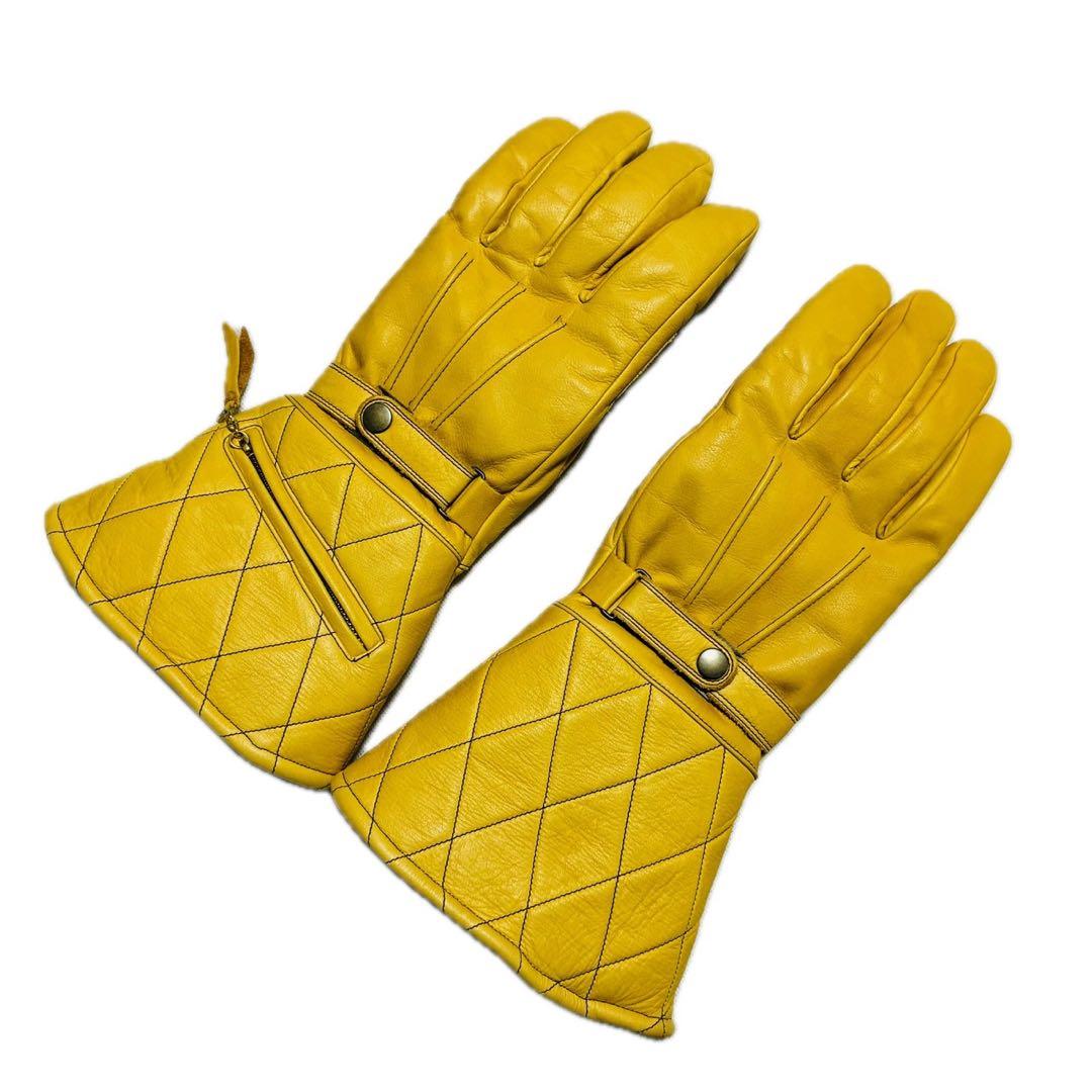 【未使用】POWWOW パウワウ　ロンググローブ　イエロー　 TYPE02 LL