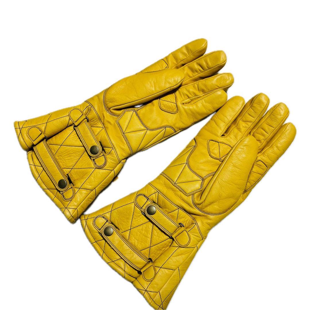 【未使用】POWWOW パウワウ　ロンググローブ　イエロー　 TYPE02 LL