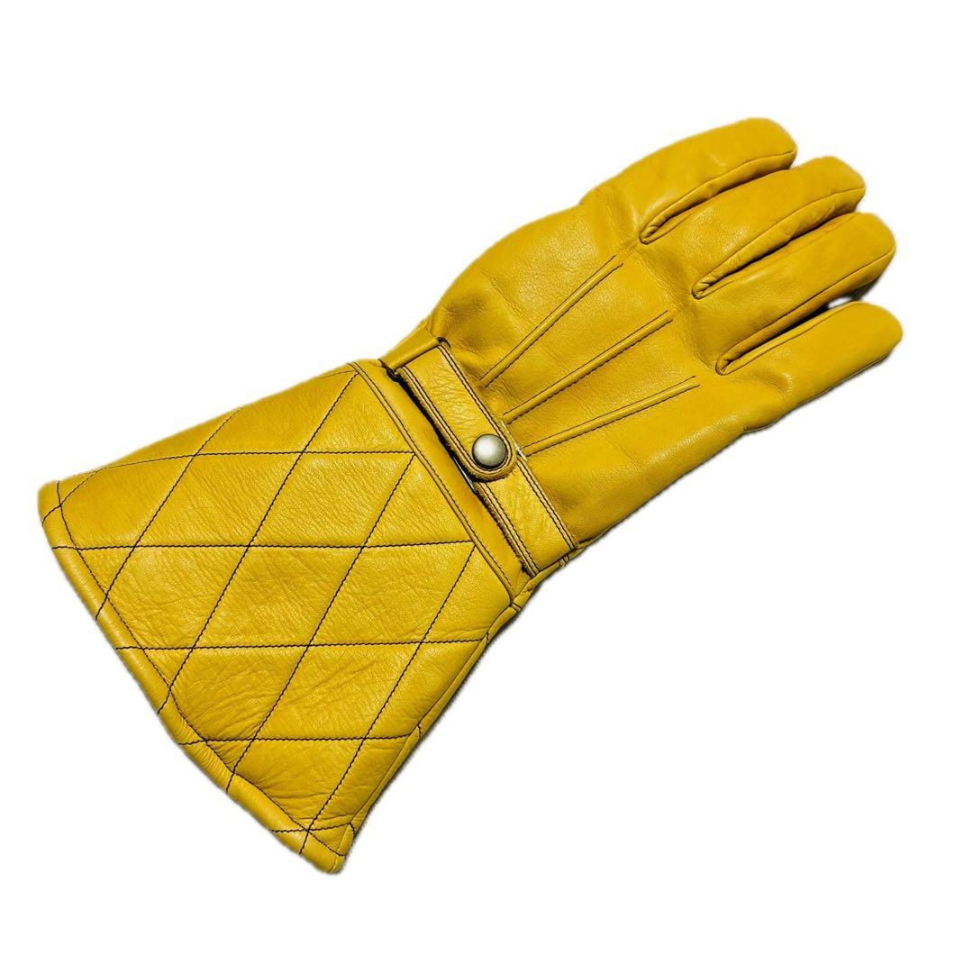 【未使用】POWWOW パウワウ　ロンググローブ　イエロー　 TYPE02 LL