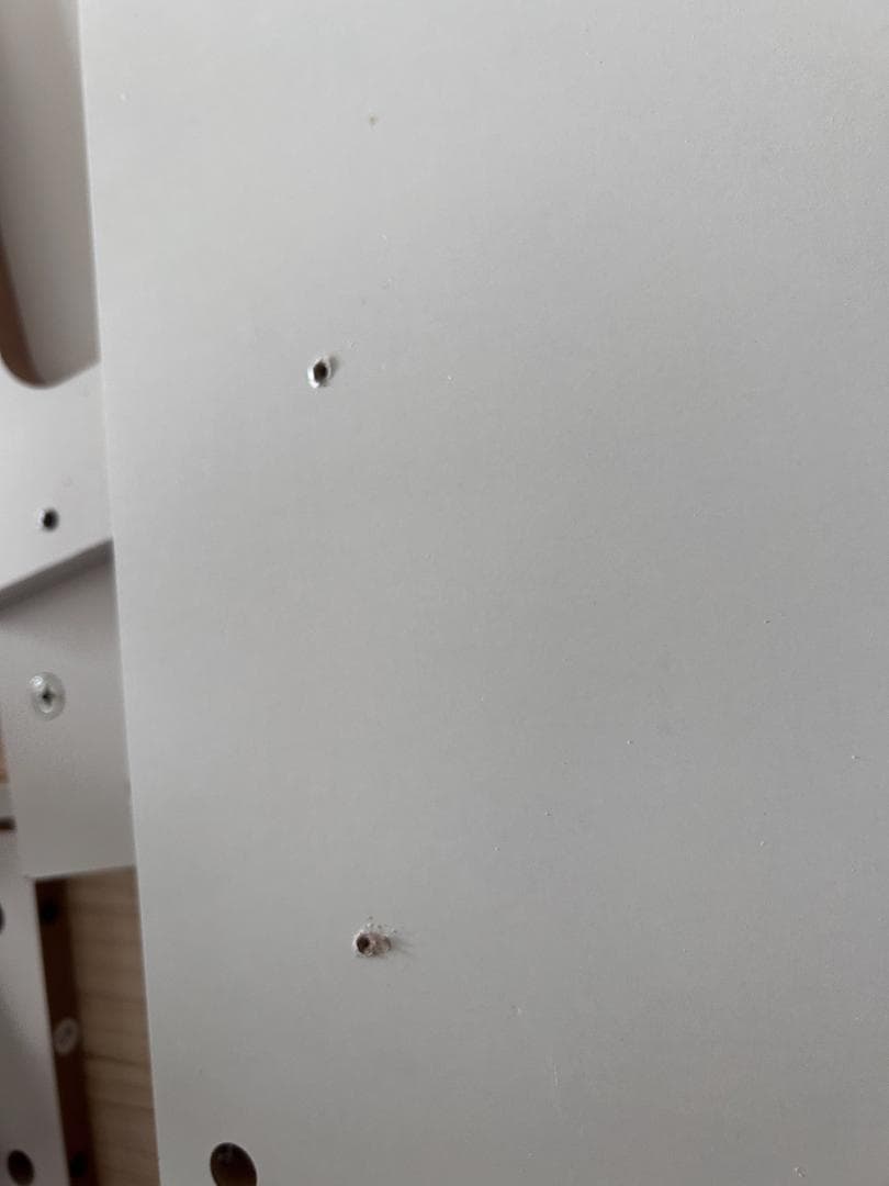 ホワイトドレッサー・鏡台 LED照明付き 訳あり品　写真をご確認 J102-①