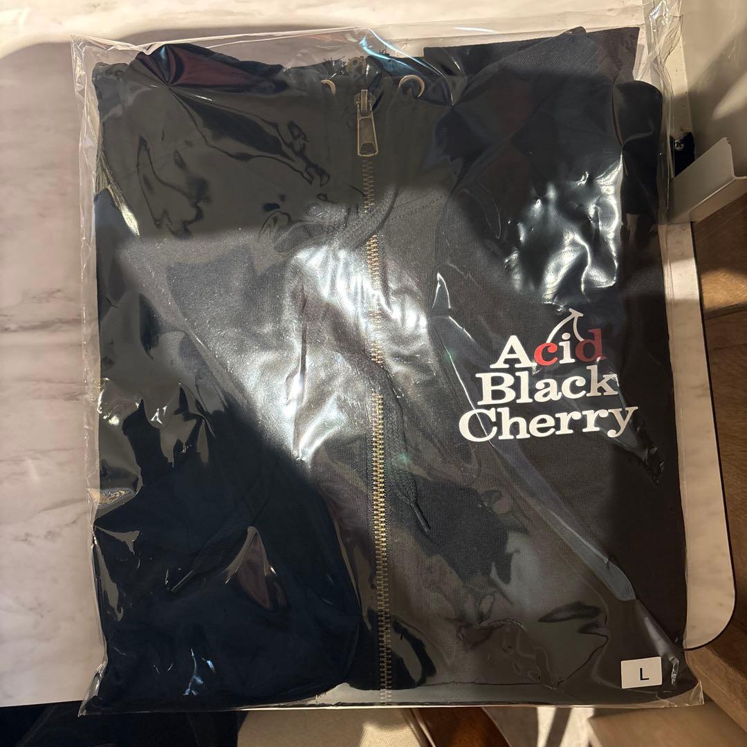 2026 Acid Black Cherry ジップアップパーカー Lサイズ 黒