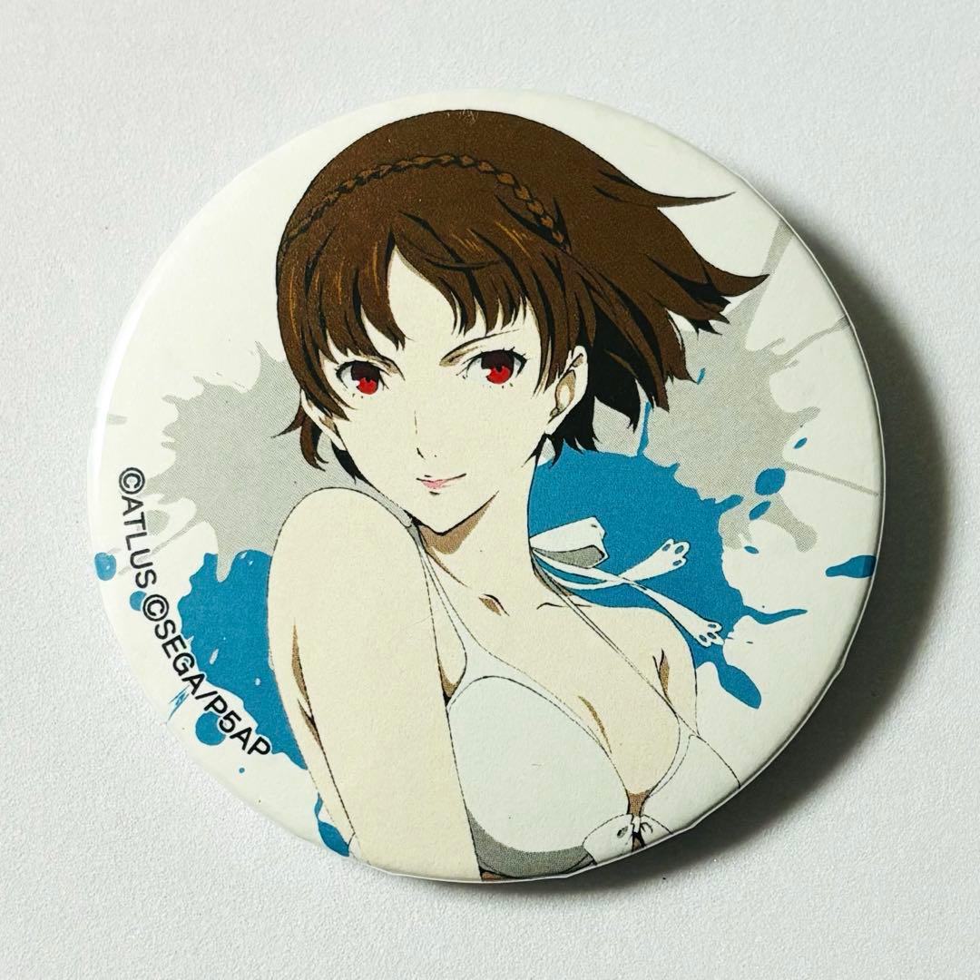 ペルソナ5 純喫茶ルブラン 屋根裏作戦会議 缶バッジ 新島真 クイーン B