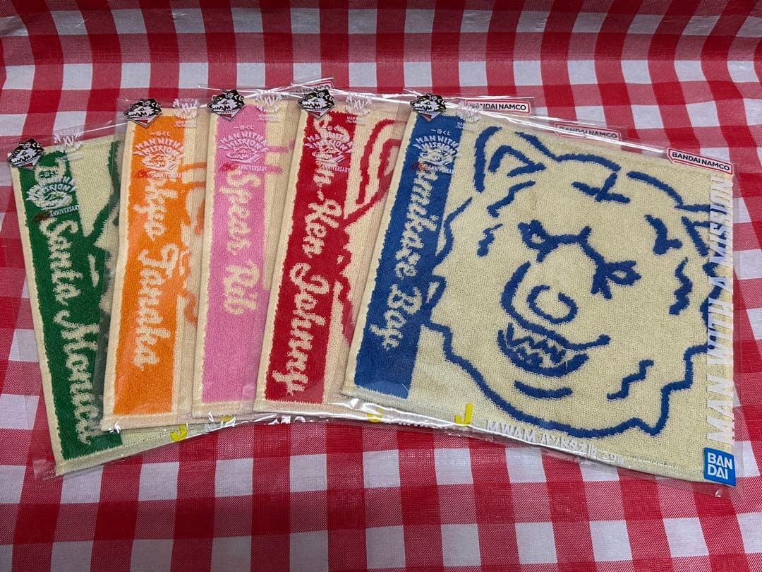 一番くじ マンウィズ フェイスクッション タオル セット