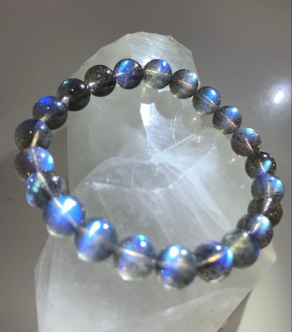 ミラクルを引き寄せるパワー❣️❣️ 超ハイグレード　ラブラドライト　ブレスレット