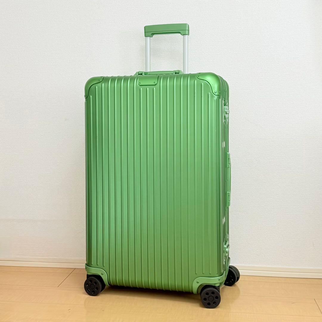 〈1回使用/生涯保証〉RIMOWA オリジナル チェックインL エメラルド