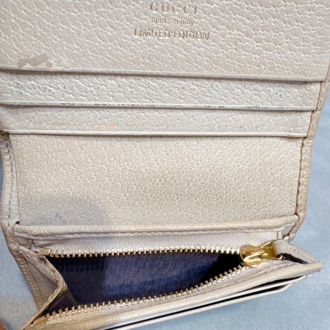 【日本限定デザイン】 GUCCI 二つ折り財布
