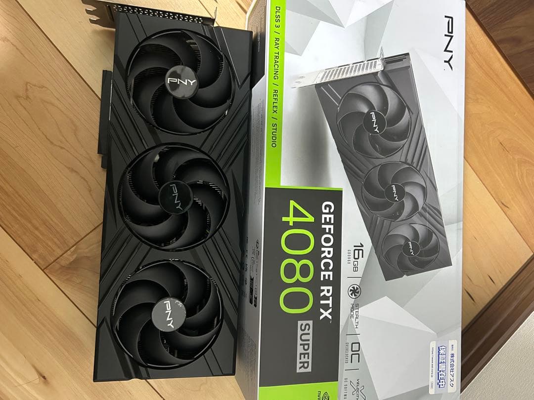 【ジャンク】　PNY RTX4080super グラフィックボード