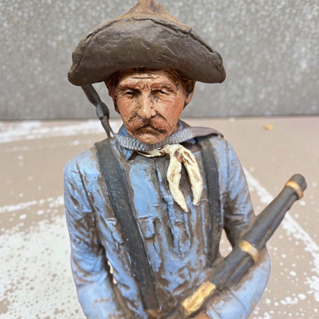 彫刻　マイケルガーマン作　アメリカンインテリア 保安官　ライフル