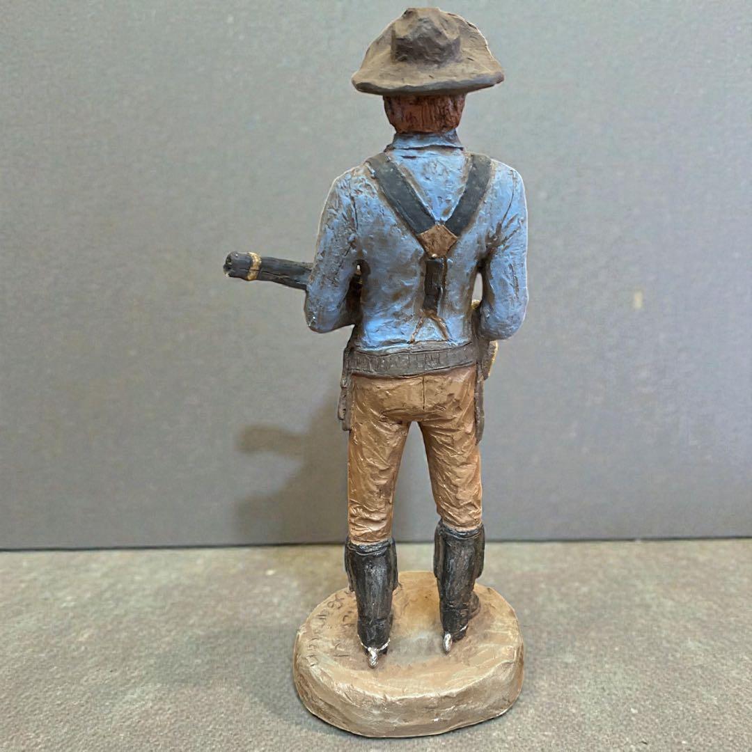 彫刻　マイケルガーマン作　アメリカンインテリア 保安官　ライフル