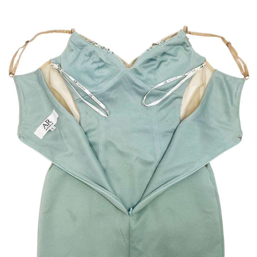 AngelR エンジェルアール バストウエストグラデーションビジューミニドレス