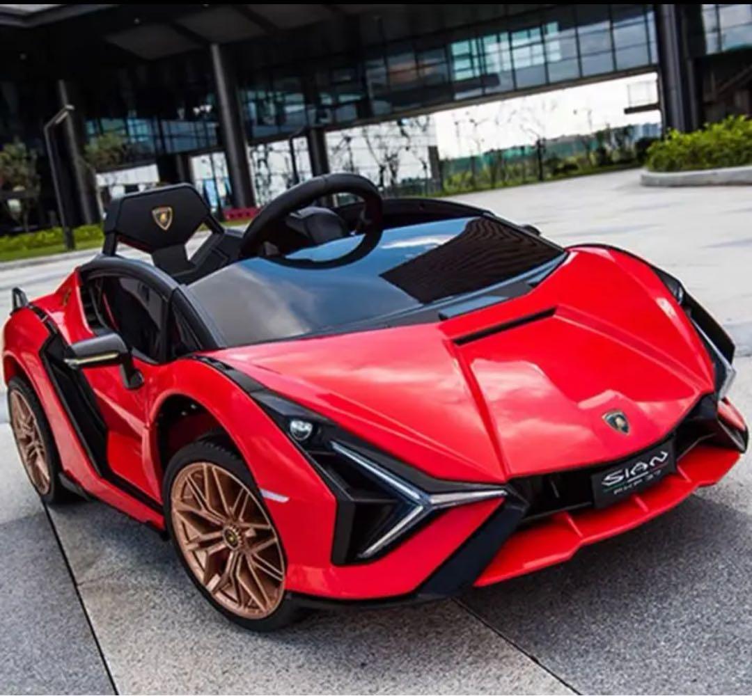 ランボルギーニ 子供電動自動車 おもちゃ リモコン付電動カーキッズ　充電 音楽