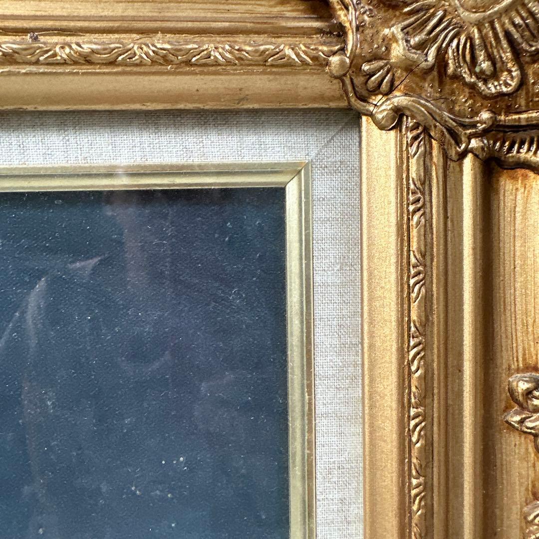 額縁　特大　ヴィンテージ　鏡　アンティーク　F10？　フレーム　額縁　インテリア