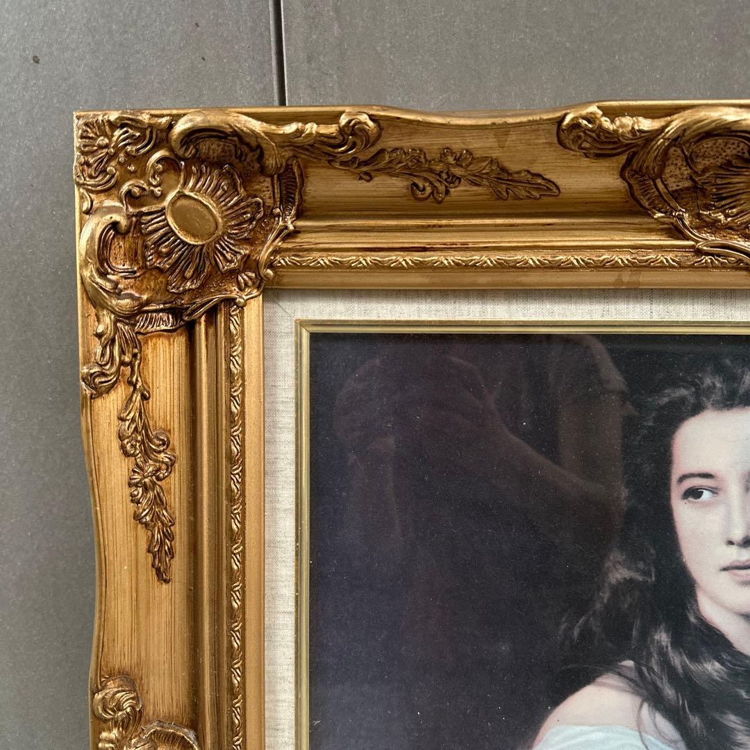 額縁　特大　ヴィンテージ　鏡　アンティーク　F10？　フレーム　額縁　インテリア