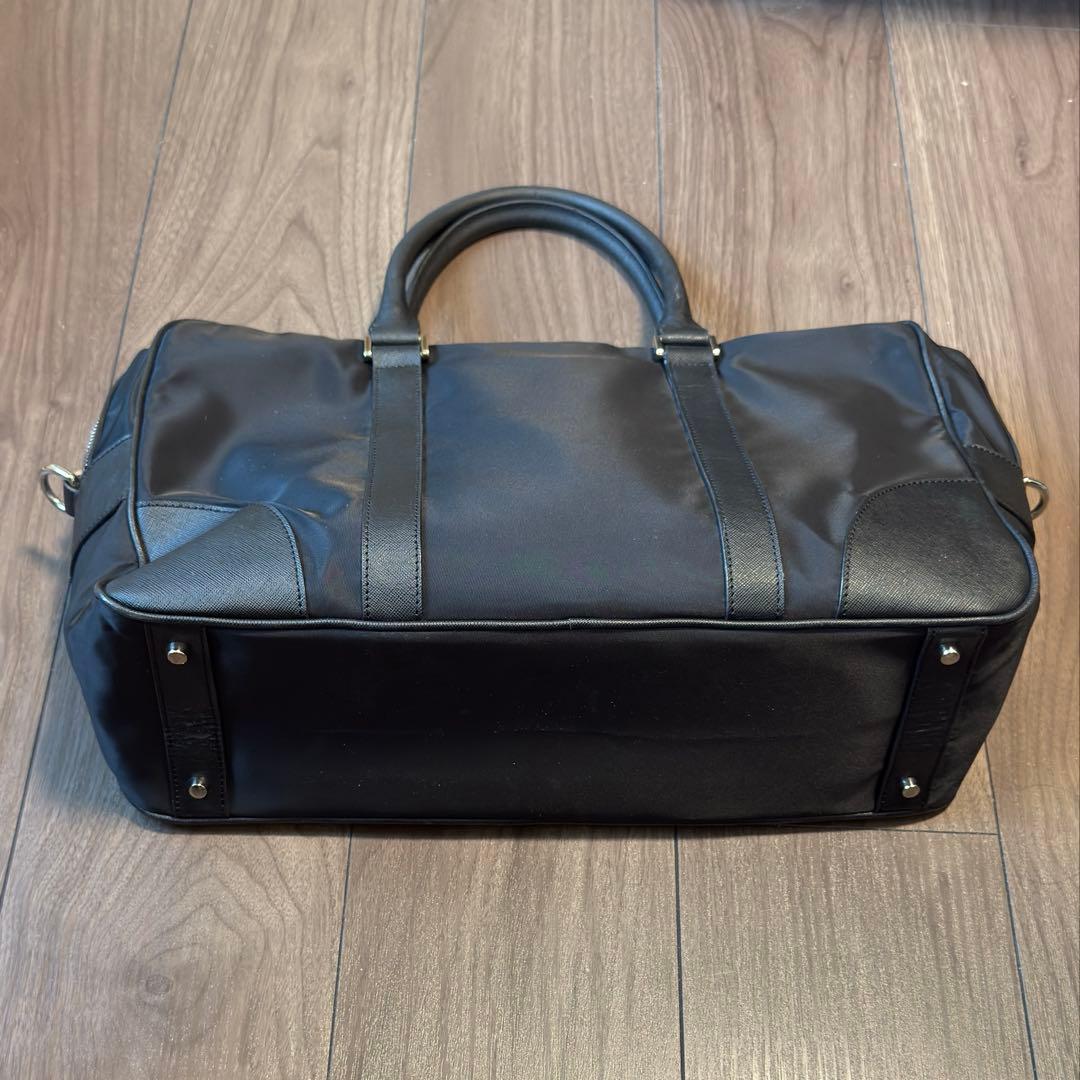 あ*ん様 PRADA プラダ ビジネスバッグ ナイロン レザー 黒