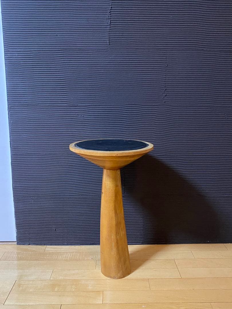 オランダ製　ウッドスツール　黒天板