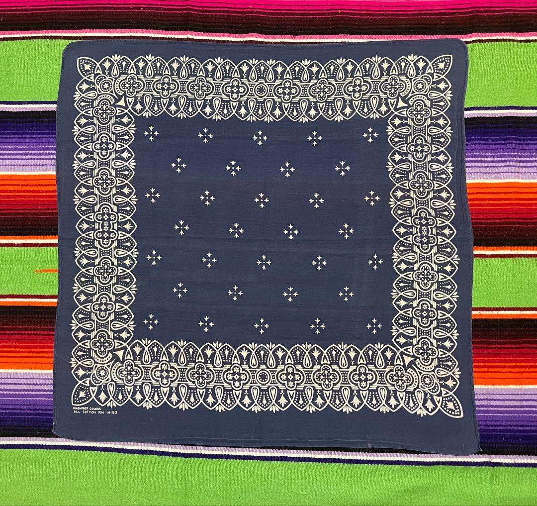 【Special】②④②60s USA製 バンダナ WAMCRAFT アイアン