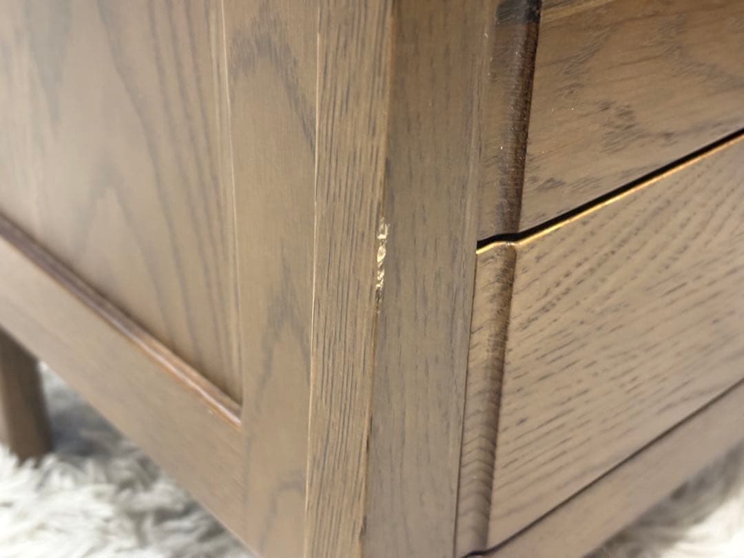 迪卡　起立木工　キャビネット　電話台　収納　ビンテージ　無垢材　IZ