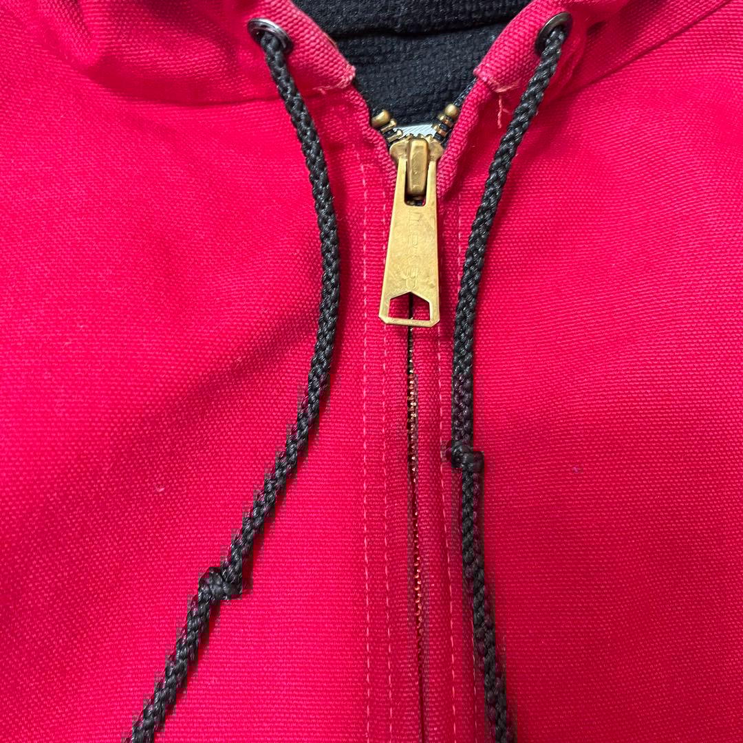 90's USA製 カーハート アクティブジャケット レッド 2XL