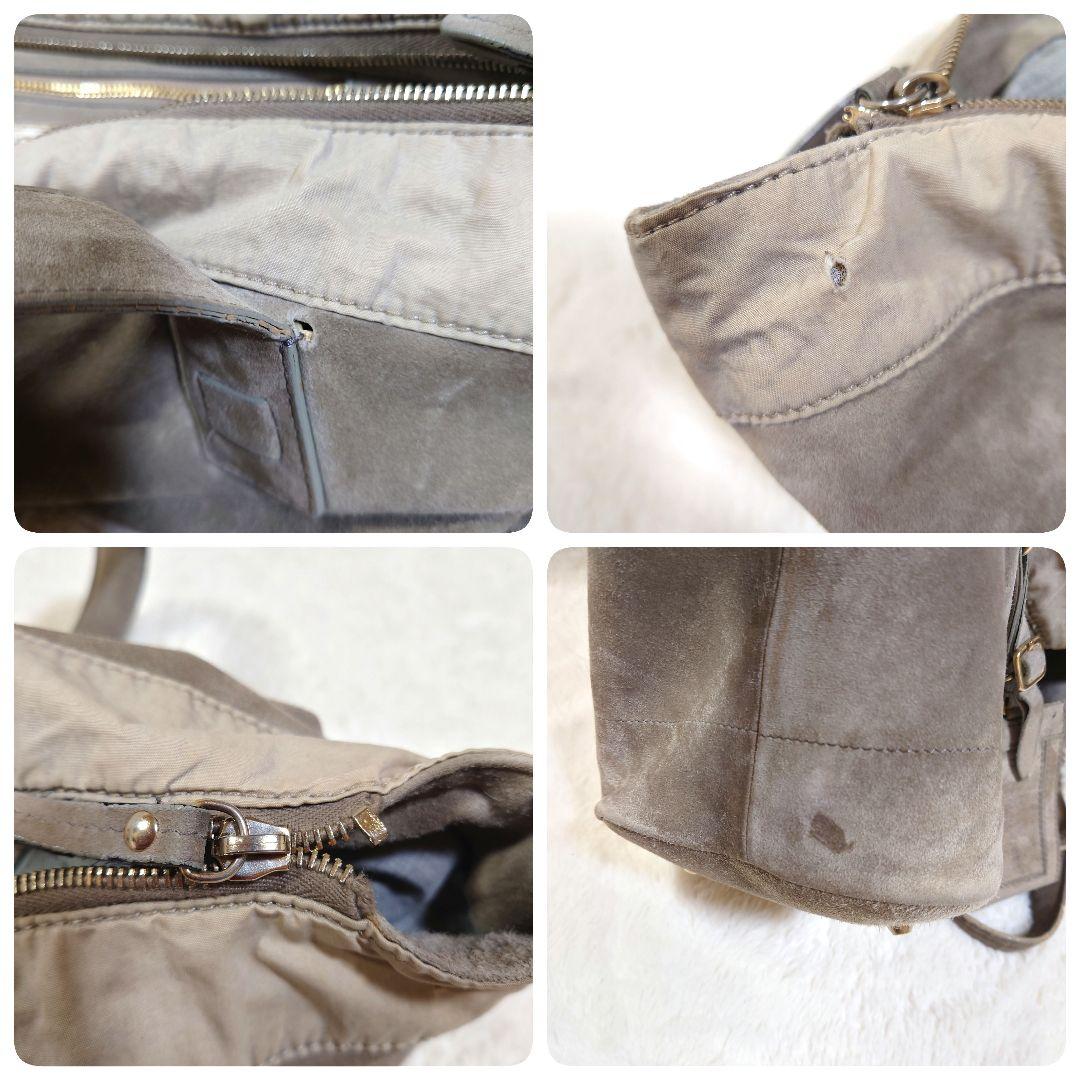 D*E様 ブルネロクチネリ スウェード トートバッグ 希少品 ベージュ A4収納