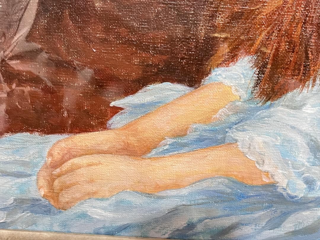 【複製画】ルノワール『少女イレーヌ(F10号)』人物画 世界の名画 肖像画 名作