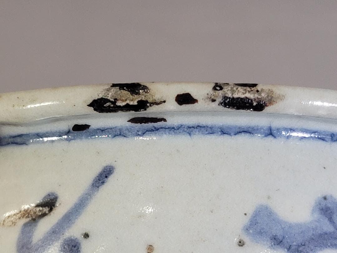 古美術 染付 龍紋 碗 中国