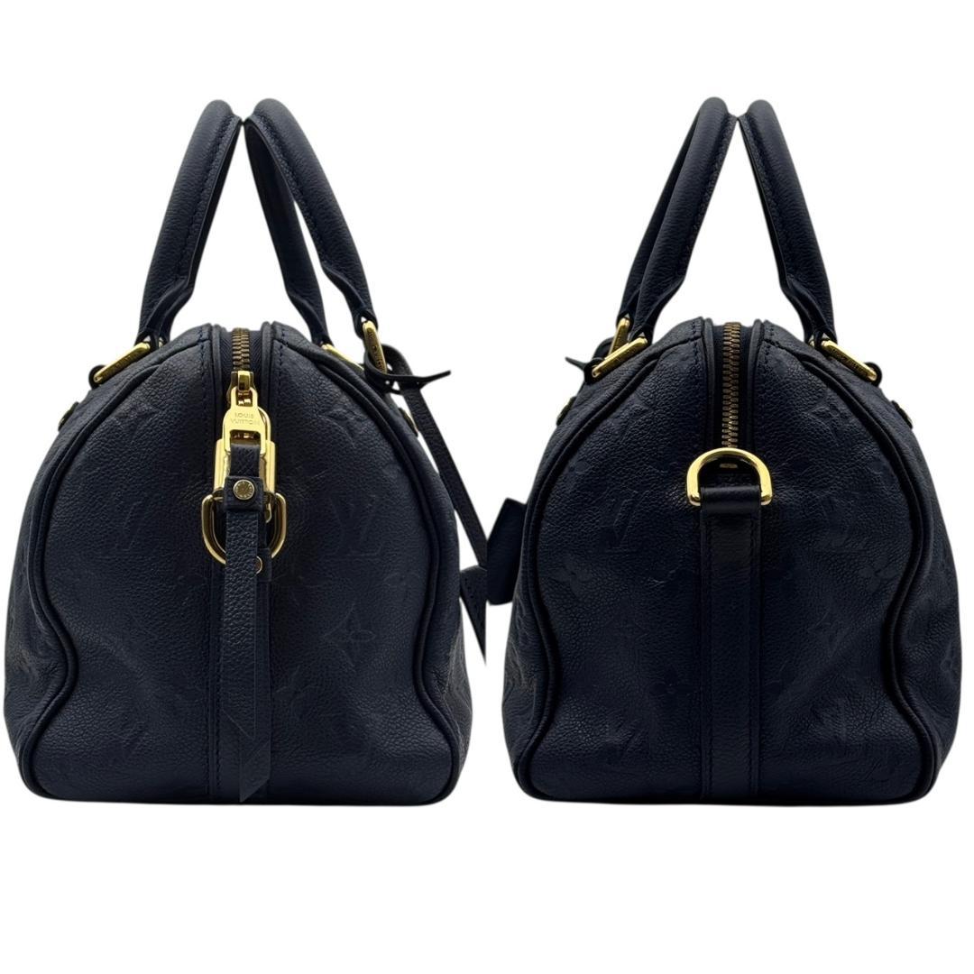 【未使用に近い】ルイヴィトン アンプラント スピーディ 25 ハンドバッグ 紺色