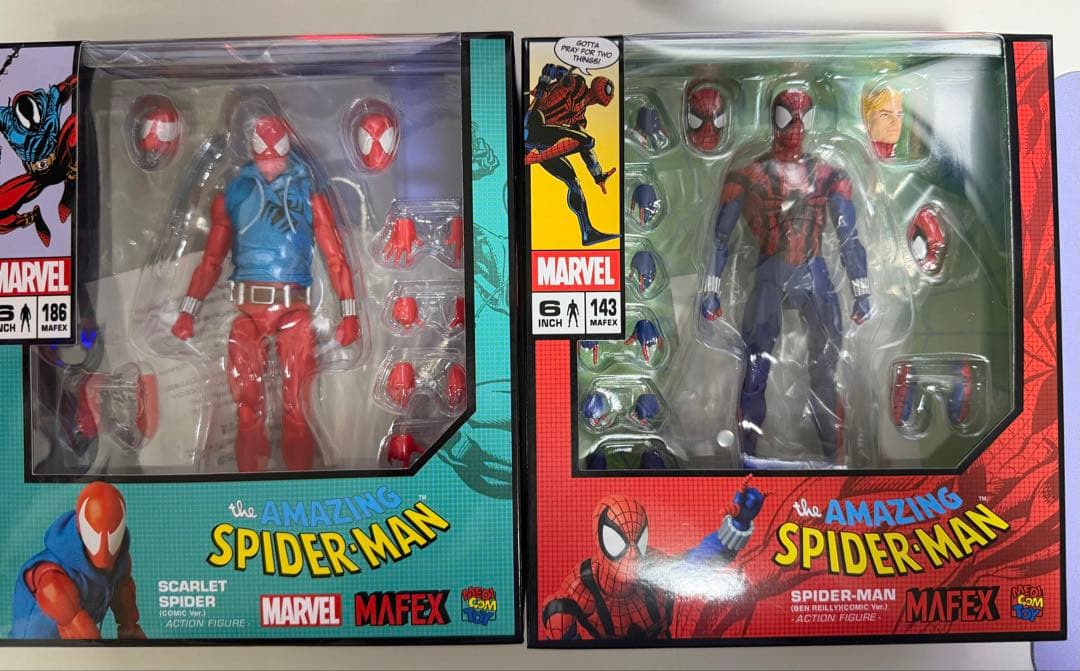 MAFEX スパイダーマン Ｎｏ.143、Ｎｏ.186