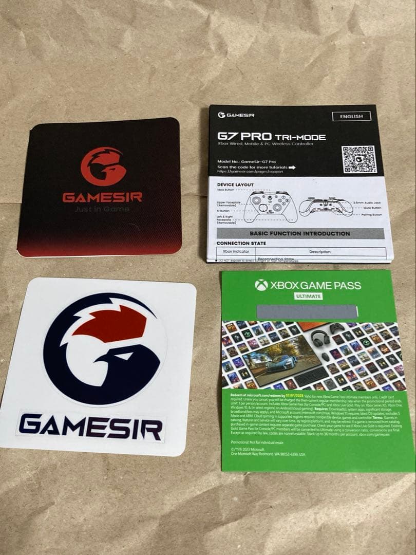 GAMESIR G7 PRO コントローラー※使用時間1時間程