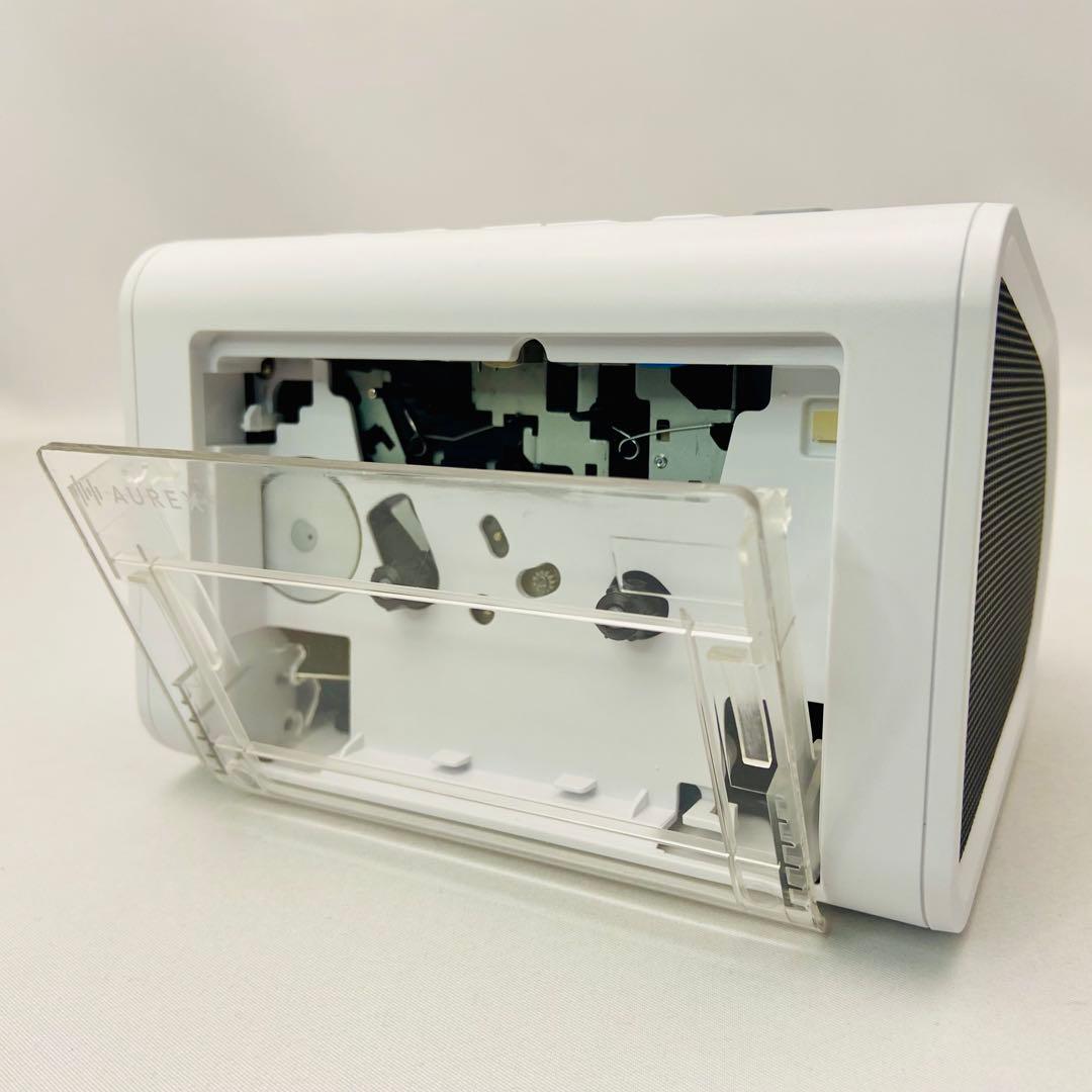 【美品】AUREX AX-R10C スピーカー内蔵 カセットプレーヤー 充電式