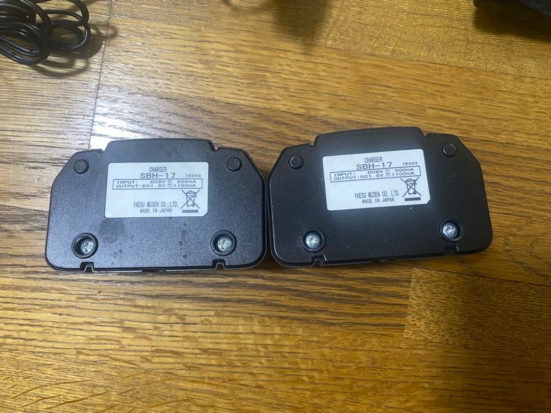 SR70A トランシーバー 2台セット 充電器付き