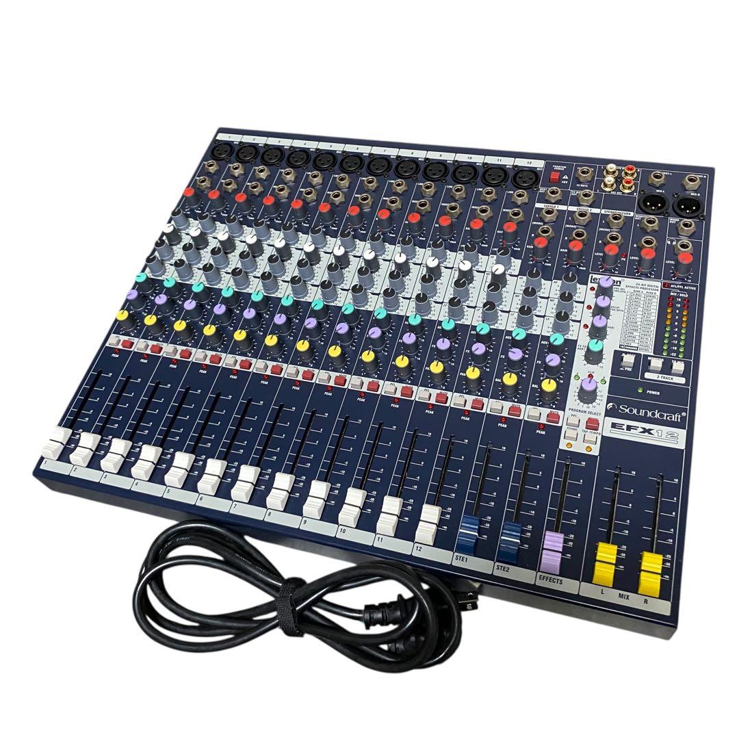 【美品】soundcraft EFX12 アナログミキサー　高音質