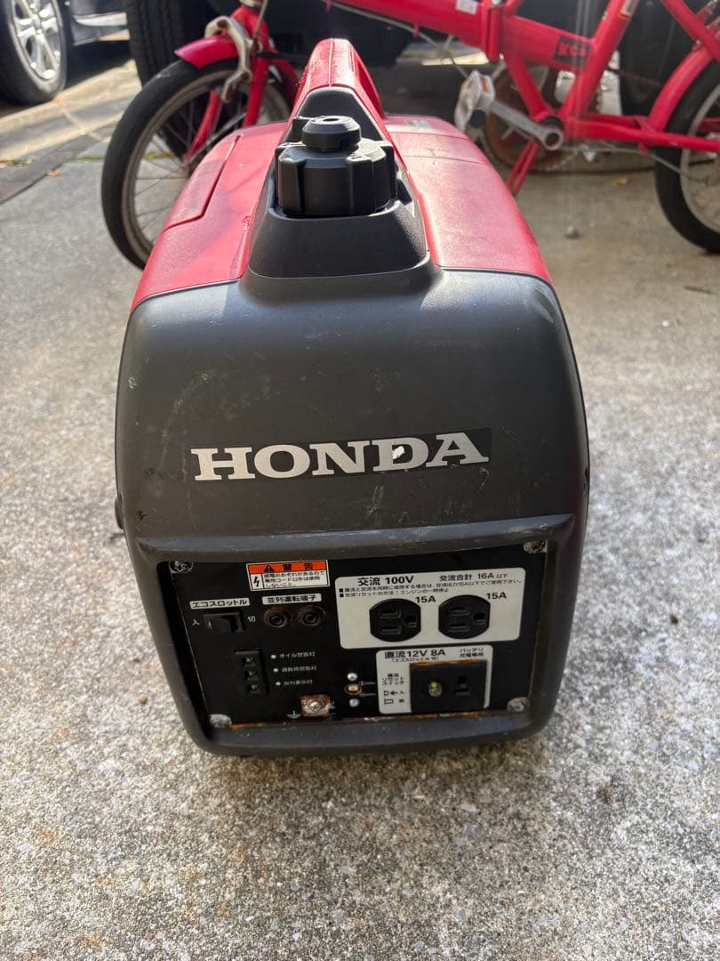 HONDA EU16i インバーター発電機 赤