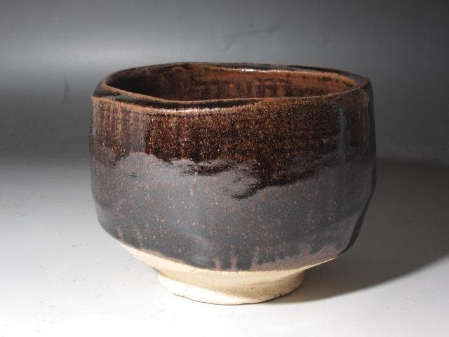 ☆　加藤唐九郎　瀬戸茶碗　松韻　雰囲気ある一品☆y455