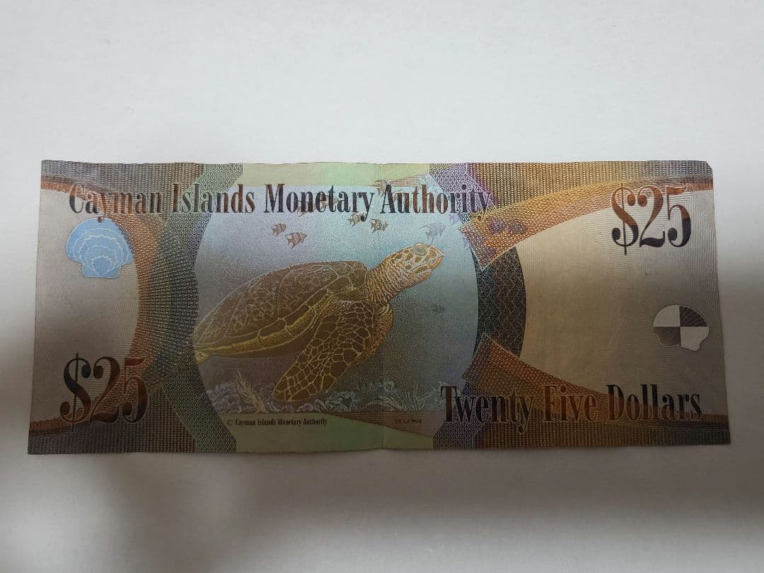 非常にレアなケイマン諸島記念25ドル 2022 2023 UNC エリザベス2世