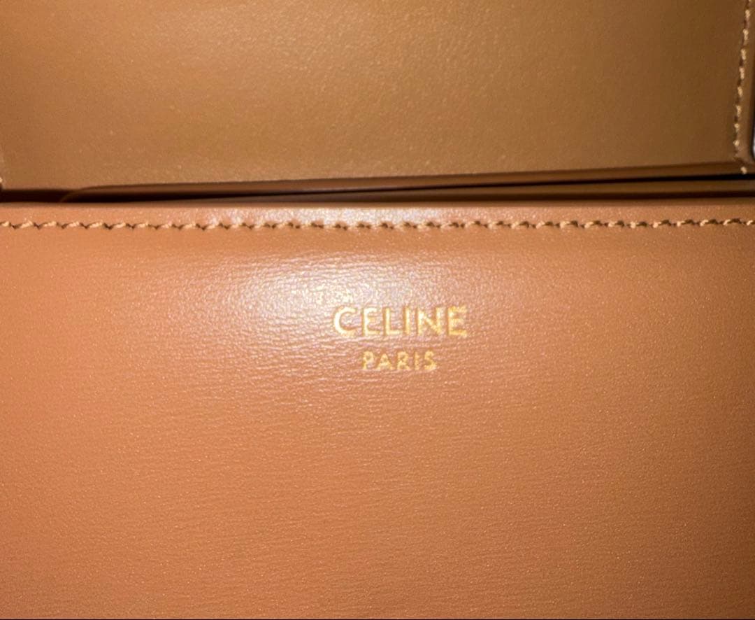 セリーヌ　折りたたみ　財布　ブラウン