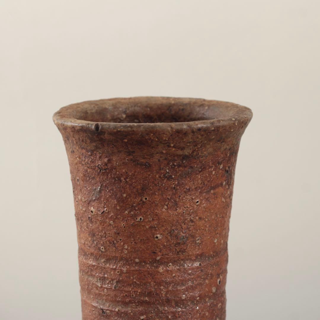 古信楽 旅枕 花入 花立 茶道具 江戸時代 古美術 古道具 アンティーク