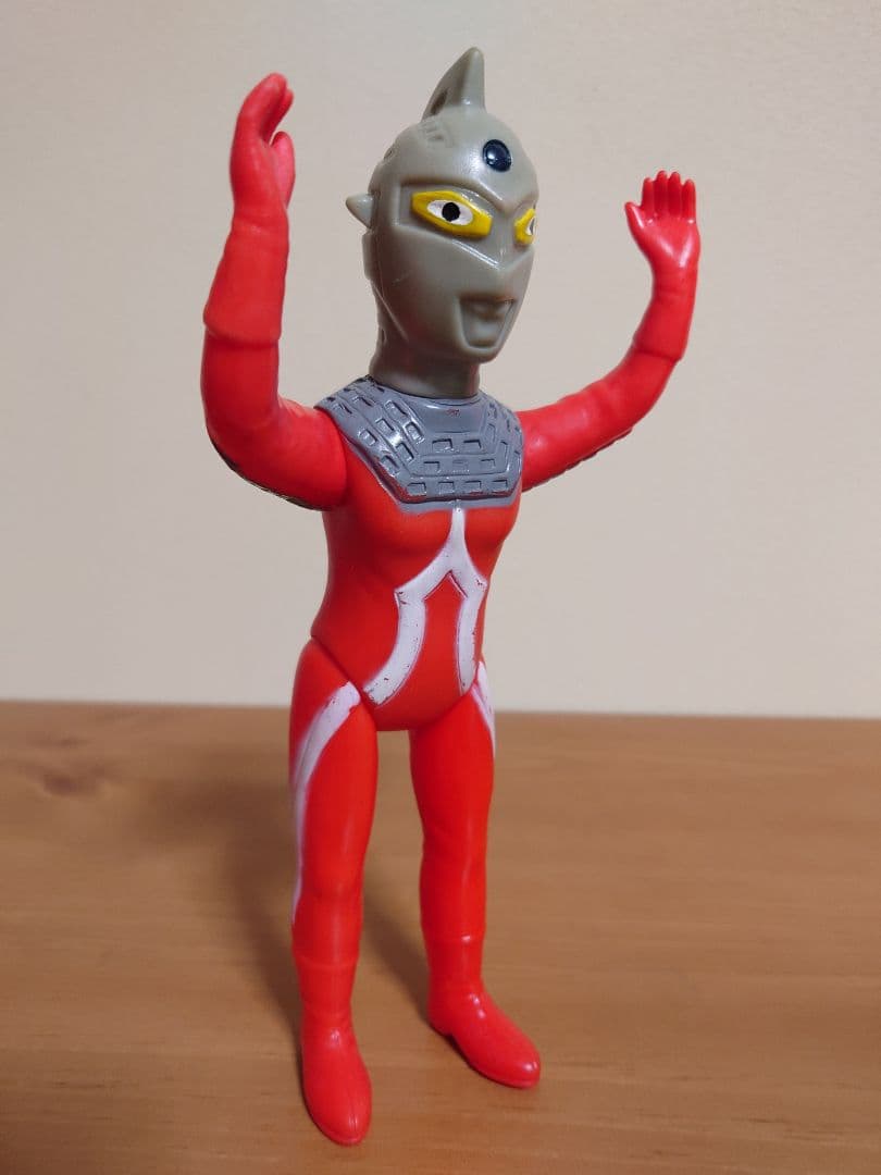 【当時もの】ブルマァク　ソフビ　ウルトラセブン　２３cm　難あり