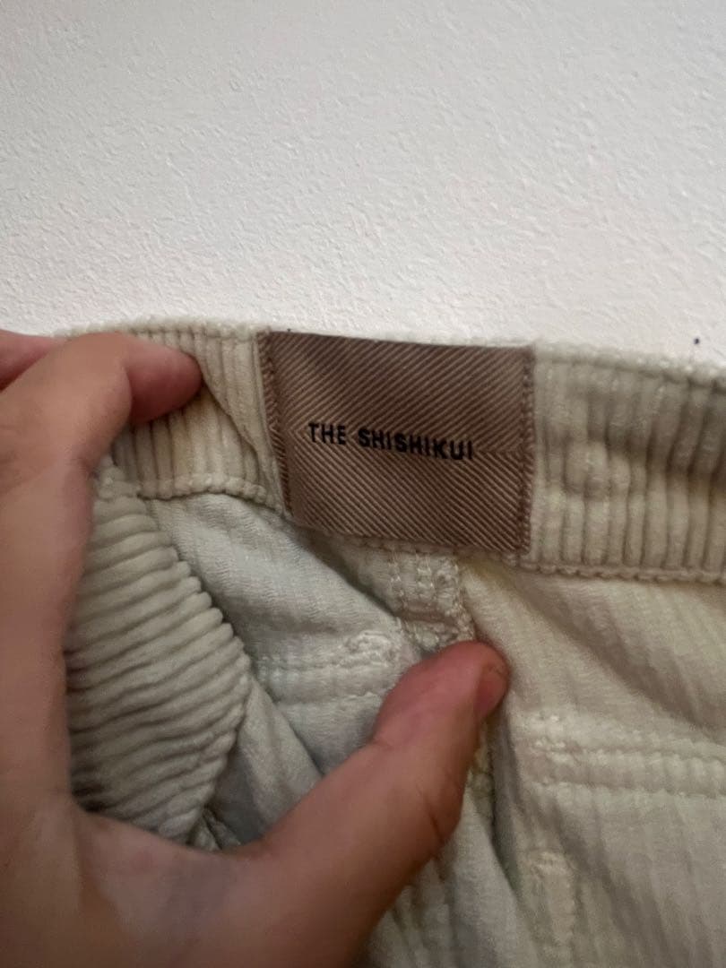 専用　　美品　SHISHIKUI CORDUROY BAKER / CREAM