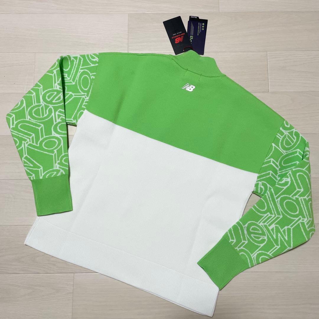 るんるん ニューバランス ゴルフ ロゴ ニットセーター ＆ スカート 上下