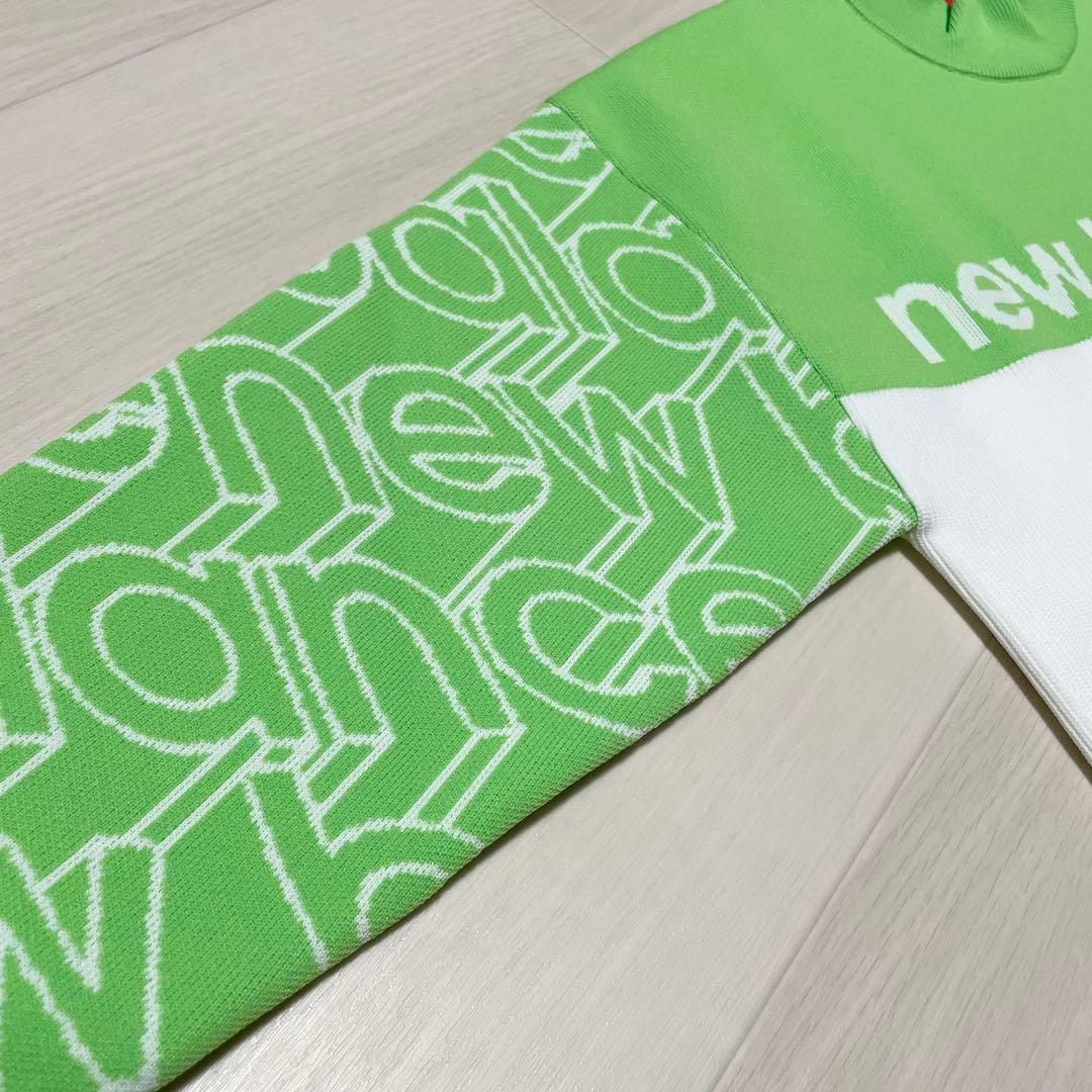 るんるん ニューバランス ゴルフ ロゴ ニットセーター ＆ スカート 上下