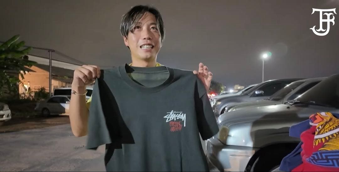80s 黒タグ stussy ラスタ Tシャツ 墨黒 M ブラック フェード◎