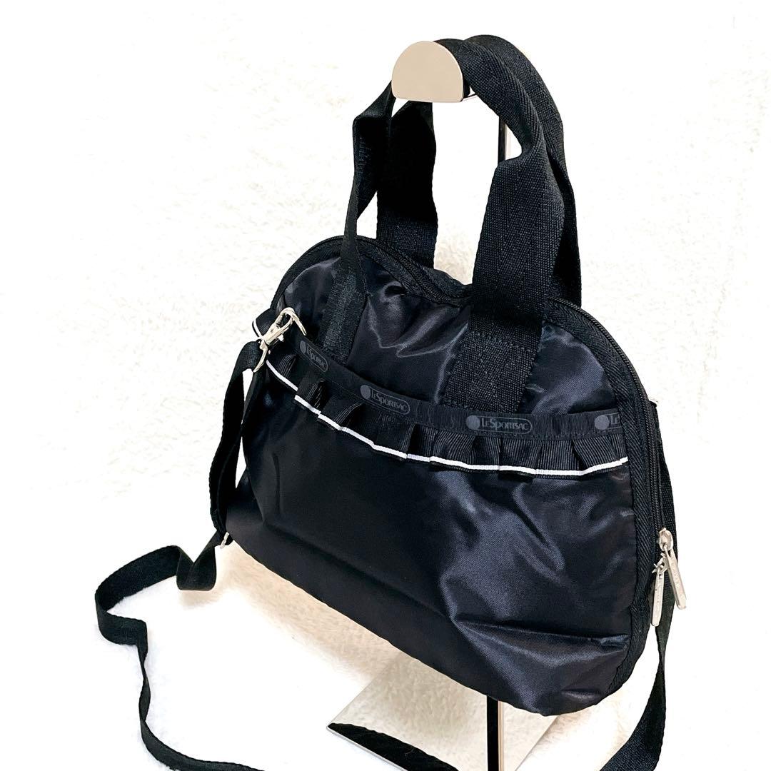 【美品】LeSportsac ラッフルフリル　ショルダーバッグ　2way
