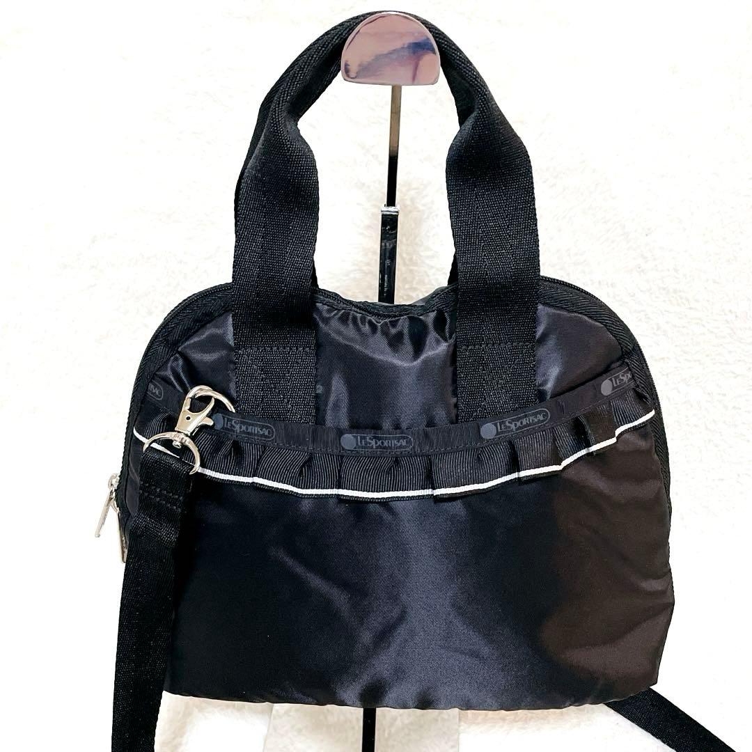 【美品】LeSportsac ラッフルフリル　ショルダーバッグ　2way