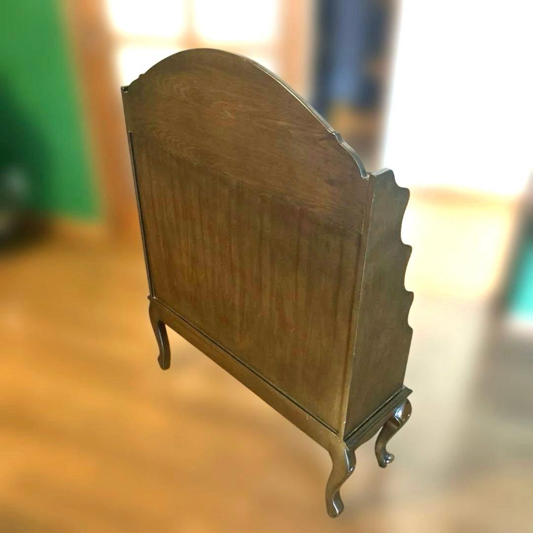 クラシックデザイン本棚 ダークブラウン 4段